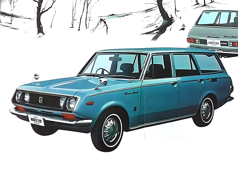 Toyota Mark II (RT77, RT78) 1 поколение, рестайлинг, универсал (02.1970 - 01.1971)